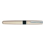 Stylo roller aluminium havanna champagne tombow