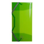 Chemise 3 rabats à élastiques polypropylène 5/10e IDERAMA PP - 25x12cm x 10 EXACOMPTA
