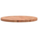 vidaXL Dessus de table Ø70x4 cm rond bois massif de hêtre