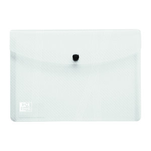 Chemise de présentation à pression oxford hawai 18 x 25 5 cm incolore - lot de 5