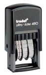 Timbre dateur Printy 4810 Encrage noir Caractère H 3,8 mm x 20 mm TRODAT