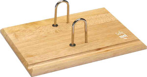 Socle pour bloc éphéméride en bois arceaux métal JPC