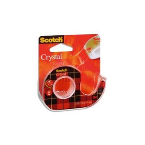 Ruban adhésif transparent 19mmx15m sur dévidoir SCOTCH
