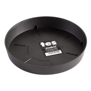 PLASTIKEN Plateau 20 cm - Pour pot de fleurs 26 cm - Anthracite