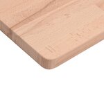 vidaXL Étagère murale 60x20x4 cm bois massif de hêtre