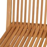 vidaXL Ensemble à manger de jardin 7 Pièces Bois de teck massif
