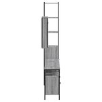vidaXL Ensemble de meubles de salle de bain 4 Pièces Sonoma gris