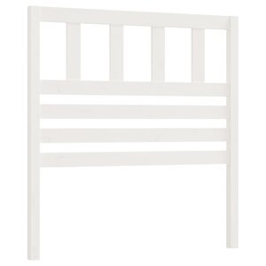 vidaXL Tête de lit Blanc 81x4x100 cm Bois massif de pin