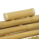 vidaXL Cadre de lit Bambou 140 x 200 cm