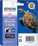 Cartouche d'encre epson tortue t1576 xl (magenta clair)