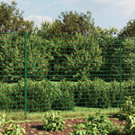 vidaXL Clôture en treillis métallique vert 2 2x25 m acier galvanisé