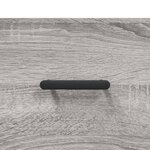 vidaXL Tables de chevet murales 2 Pièces sonoma gris 35x35x20 cm