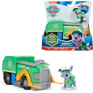 Spin Master 6068854 - La Pat Patrouille Camion de recyclage avec la figurine de Rocky