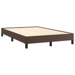 vidaXL Cadre de lit Marron 120x200 cm Similicuir