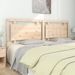 vidaXL Tête de lit 205 5x4x100 cm Bois massif de pin