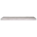 vidaXL Étagères murales flottantes 4 Pièces gris béton 80x23 5x3 8 cm MDF