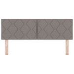 Tête de lit vidaXL Design Blocs Diamant Taupe 160 cm Tissu