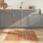 vidaXL Tapis rectangulaire naturel 80x100 cm bambou