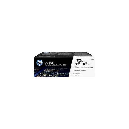 Hp 312x toners pack de 2 noir cf380xd