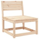 vidaXL Canapé de jardin bois de pin massif