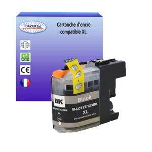 T3AZUR- Cartouche compatible avec Brother LC127 XL pour Brother DCPJ4110DW MFCJ4410DW MFCJ4510DW MFCJ4610DW MFCJ4710DW Noire