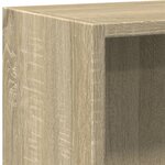 vidaXL Bibliothèque Chêne sonoma 60x24x76 cm Bois d'ingénierie