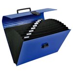 Trieur Valisette Avec Poignée 12 Compartiments Iderama - A4 - Couleurs Assorties - X 4 - Exacompta