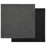 vidaXL Dalles de tapis de sol 20 Pièces 5 m² 50x50 cm Anthracite
