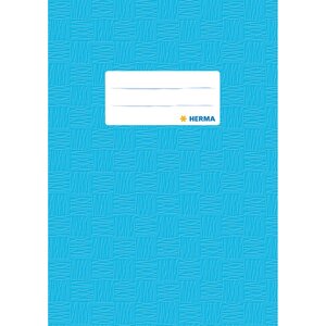 Protège-cahiers format A5 en PP couverture bleu HERMA
