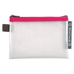 Pochette À Fermeture Éclair En Plastique Souple - Couleurs Assorties - X 10 - Exacompta