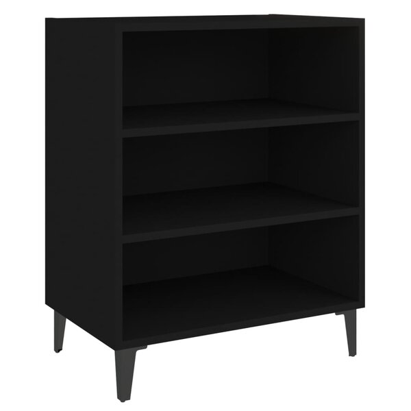 vidaXL Buffet Noir 57x35x70 cm Aggloméré