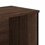 vidaXL Bibliothèque chêne marron 50x31x137 5 cm bois d'ingénierie