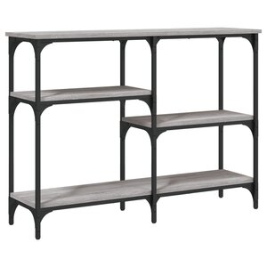vidaXL Table console sonoma gris 102x29x75 cm bois d'ingénierie