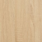 vidaXL Étagère murale avec barre chêne sonoma 30x25x30 cm