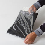 Lot de 1000 sachets plastiques sans fermeture 280x400mm épaisseur fine 25µ