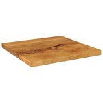vidaXL Dessus de table 60x60x3 8 cm carré bois massif manguier