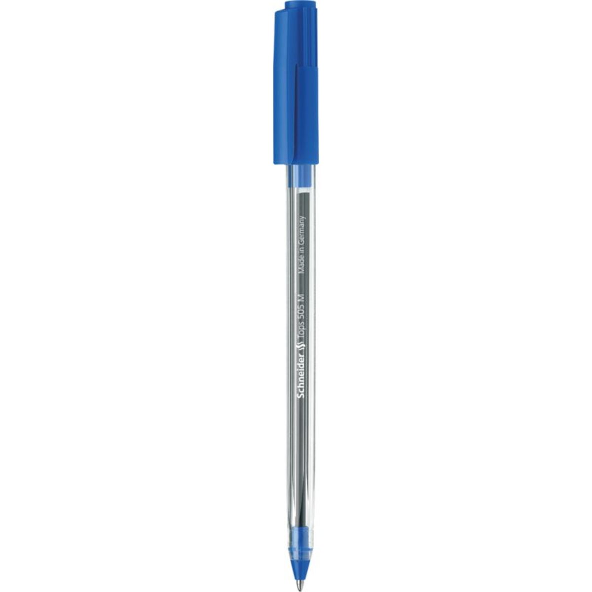 130403:Schneider Stylo à bille Fave, plume moyenne, blue
