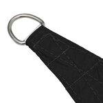 Vidaxl voile de parasol tissu oxford rectangulaire 6x8 m noir
