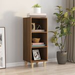 vidaXL Buffet Chêne marron 34 5x32 5x90 cm Bois d'ingénierie