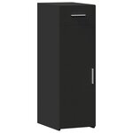 vidaXL Buffet noir 30x42 5x93 cm bois d'ingénierie