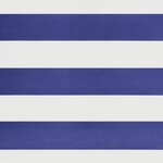vidaXL Auvent rétractable automatique bleu et blanc 4x3 m