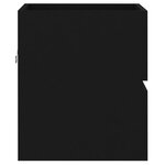 vidaXL Armoire d'évier Noir 41x38 5x45 cm Aggloméré