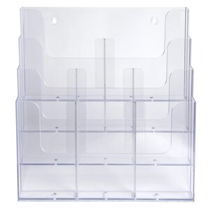 Distributeur De Prospectus Multi-formats - Cristal - Exacompta