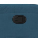 vidaXL Fauteuil inclinable bleu velours