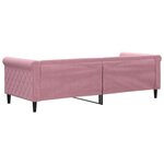 vidaXL Lit de repos rose 80x200 cm velours