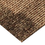 vidaXL Carreaux de tapis de sol 20 Pièces 5 m² Marron