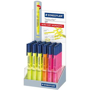 Surligneur 'textsurfer gel'  présentoir de 30 staedtler