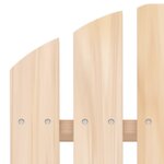 vidaXL Chaise de jardin Adirondack bois de sapin massif