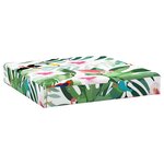 vidaXL Coussin de palette multicolore 60x60x8 cm tissu oxford