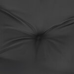 vidaXL Coussins de palette lot de 4 noir 50x50x7 cm tissu oxford